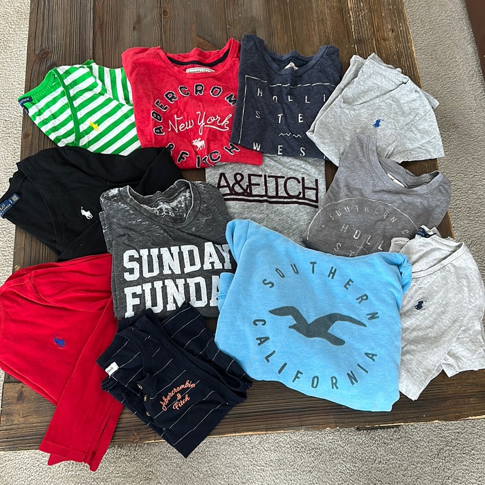 TSHIRTS!! Abercrombie, Hollister and polo